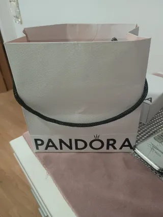 Pulsera Pandora Corazón Love y Letras