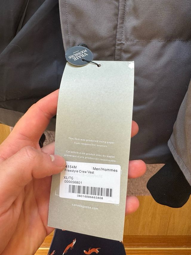 Abrigo Canada Goose Windham XL Gris