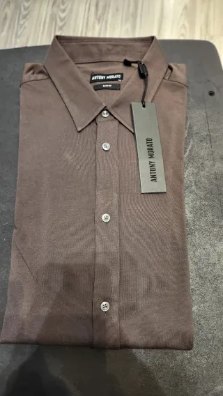 Camisa Antony Morato Manga Larga Marrón