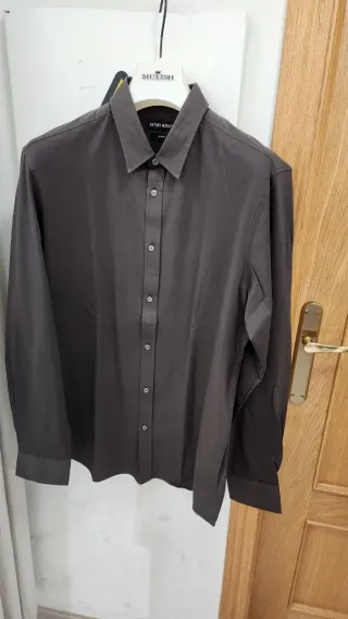 Camisa Antony Morato Manga Larga Marrón