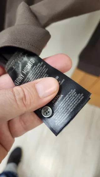 Camisa Antony Morato Manga Larga Marrón