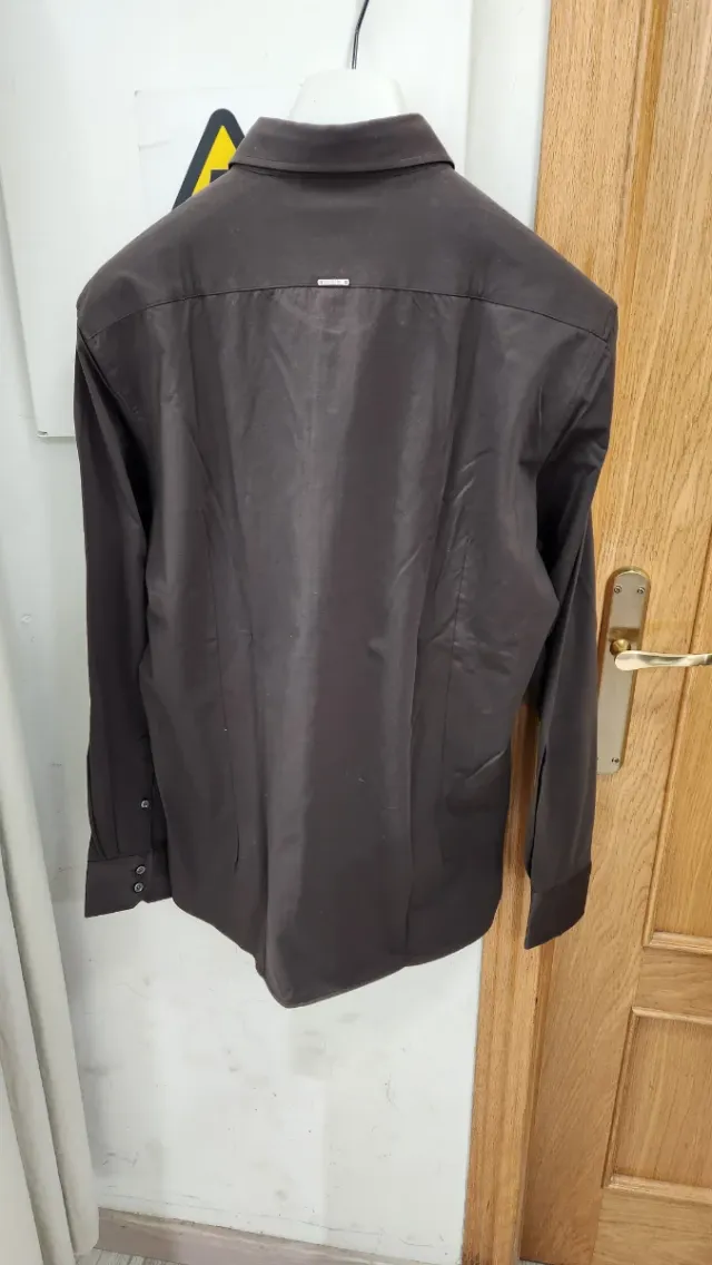 Camisa Antony Morato Manga Larga Marrón