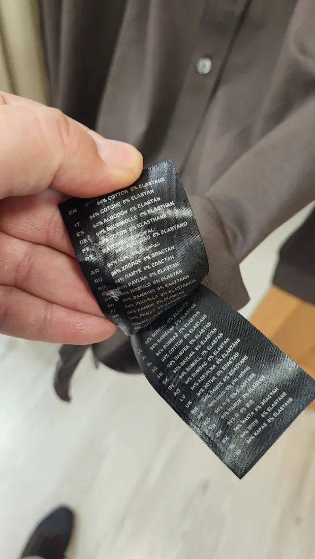 Camisa Antony Morato Manga Larga Marrón