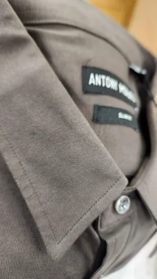 Camisa Antony Morato Manga Larga Marrón