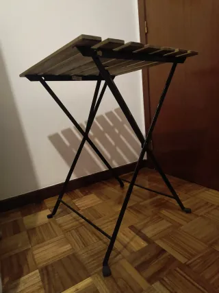 Mesa de terraza plegable madera