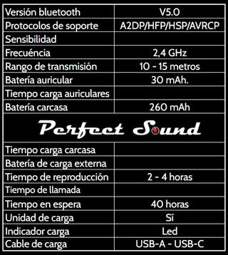 Auriculares inalámbricos mini (negro)