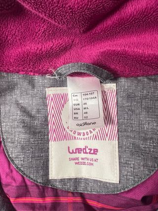 Chaqueta Snowboard Mujer