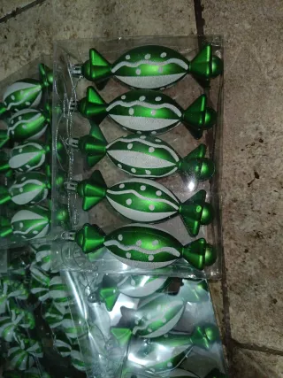 Addobbi Natale Caramelle Verdi