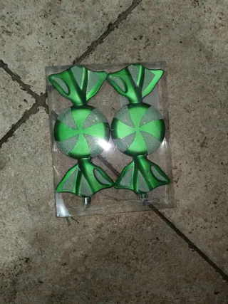 Addobbi Natale Caramelle Verdi