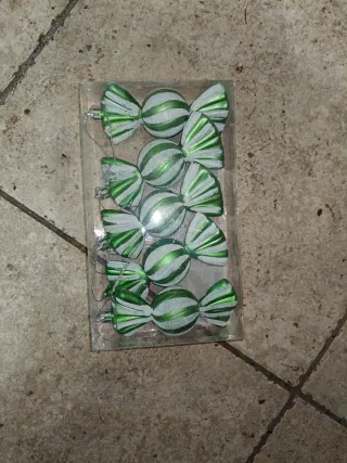 Addobbi Natale Caramelle Verdi