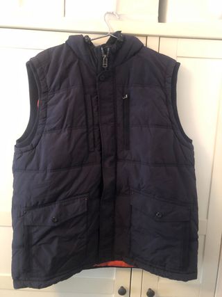 Chaleco acolchado hombre XXL azul marino.
