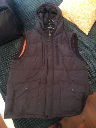 Chaleco acolchado hombre XXL azul marino.