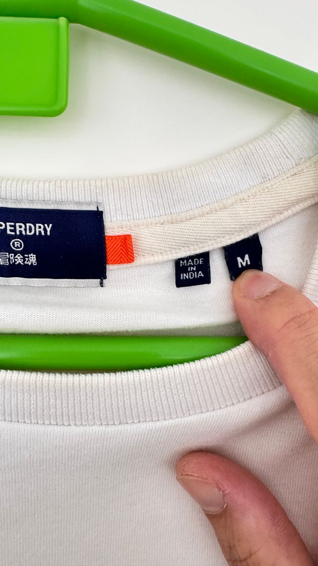 Camiseta Superdry Blanca Talla M