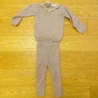 Completo neonata/bimba maglia e leggings