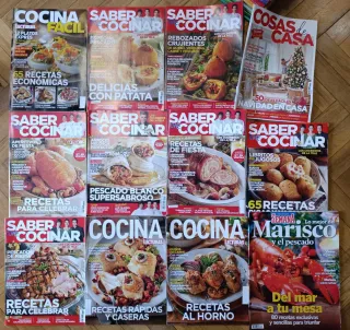 Lote Libros Revistas Cocina