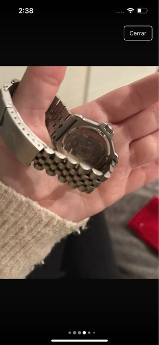 Reloj TAG Heuer Azul y Plateado