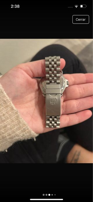 Reloj TAG Heuer Azul y Plateado