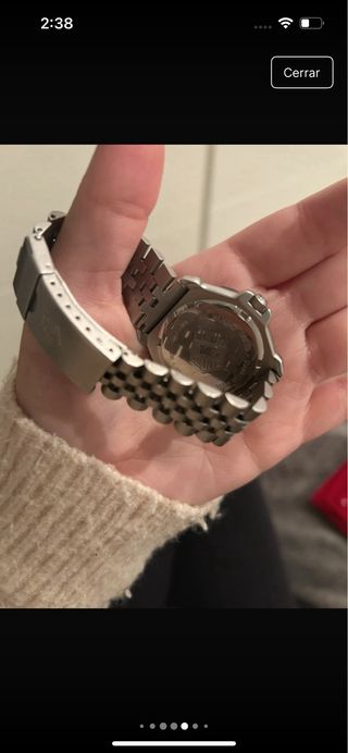 Reloj TAG Heuer Azul y Plateado