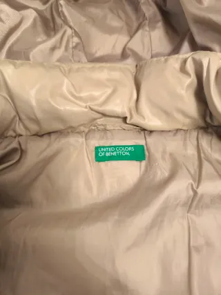 Giaccone piumino bambina beige