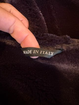 Giacca parka cappotto Combipel Made in Italy tg. M