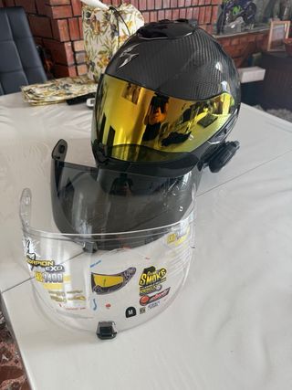 Casco Scorpion Exo 1400 air carbón
