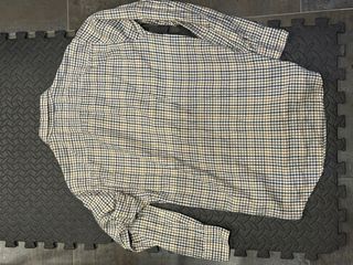 Camisa Tommy Hilfiger cuadros beige y azul