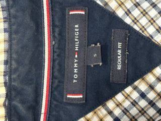 Camisa Tommy Hilfiger cuadros beige y azul