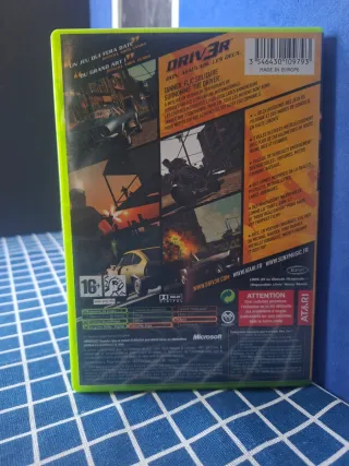 XBOX CLASSIC DRIVER 3 ORIGINAL COMPLETO