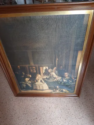 Cuadro Las Meninas Madera