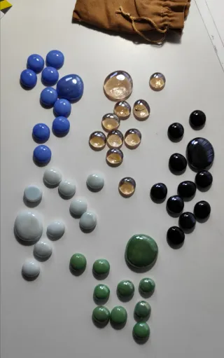 Lote piedras cristal bisutería joyería