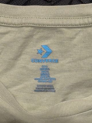 Camiseta Converse Verde Logo Estrella