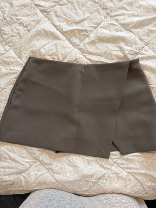 Falda pantalón gris