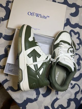 Off-White Zapatillas Verde/Blanco Talla 43