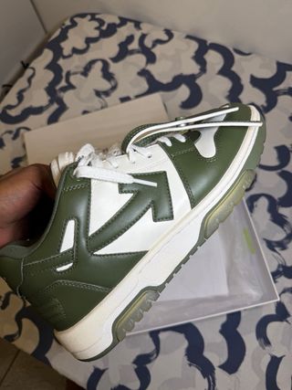 Off-White Zapatillas Verde/Blanco Talla 43