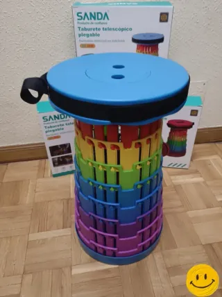 Taburete telescópico in scatola nuovo