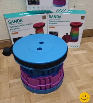 Taburete telescópico in scatola nuovo