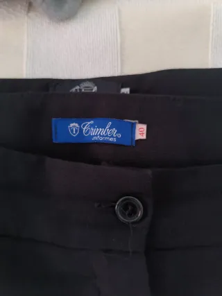 2 unids. Pantalón negro uniforme mujer Trimber