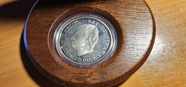 1 Onza Plata Juan Carlos I Rey España 2000