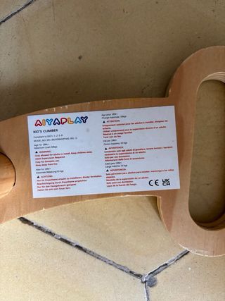 Arco de escalada de madera