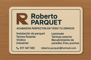 Instalación de parquet y tarima flotante