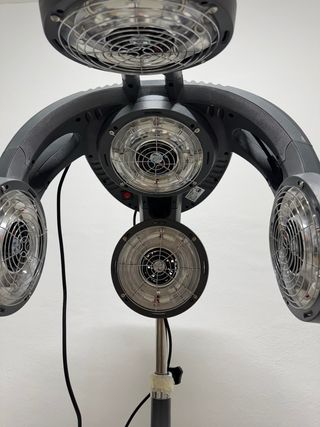 Secador Climazon Vertical Negro/Plata