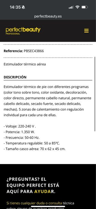 Secador Climazon Vertical Negro/Plata