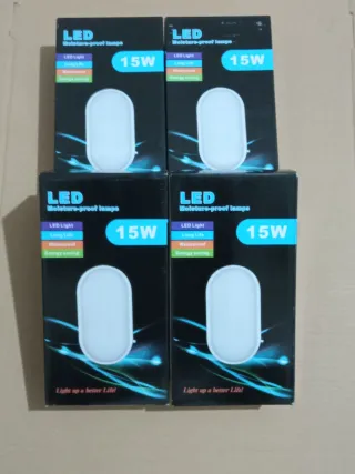 4 applique LED 15W