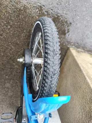 Bicicleta infantil azul