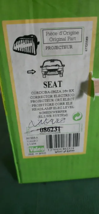 Faro Izquierdo Seat Ibiza Cupra 1994