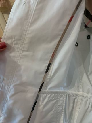 Trench Burberry Brit donna bianco