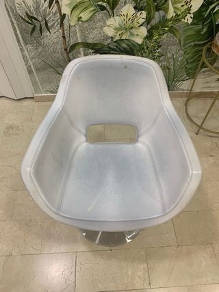 Lote de dos sillones tocador de peluquería