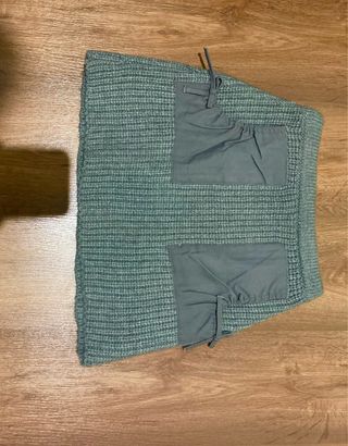 Falda Zara Lana Verde Talla M