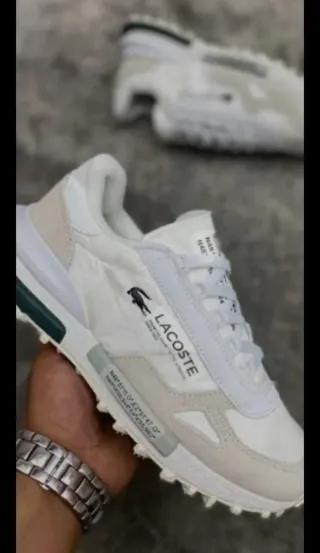 Zapatillas Lacoste Blancas y Verdes