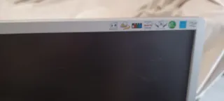 Monitor pc Philips 19" base redonda, cables conexi